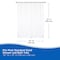 Kenney Mfg Medium Weight PEVA Shower Curtain Liner, 70" W x 72" H, Clear KN61443 - alternate 5